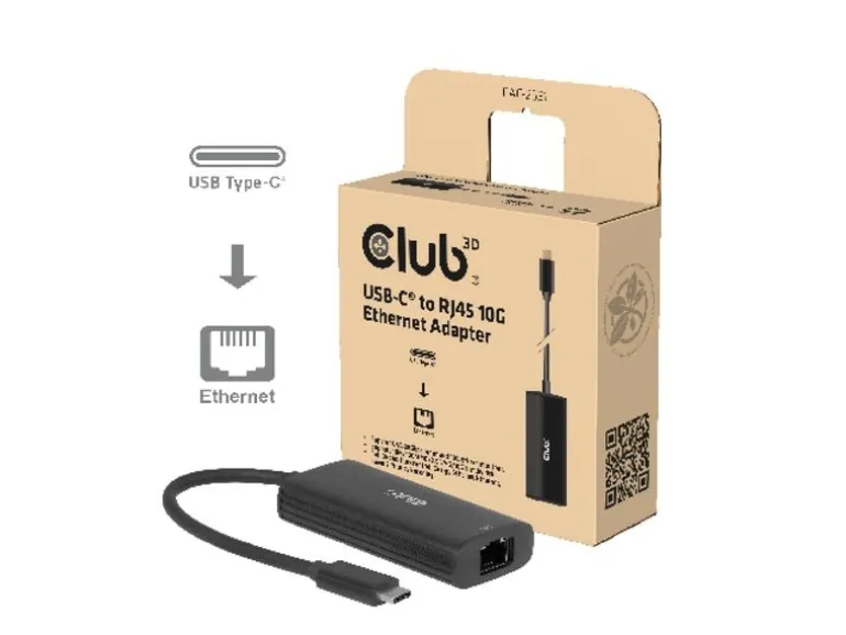 Club 3D Netzwerk-Adapter CAC-2531 USB Typ-C