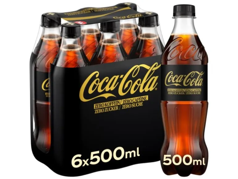 Coca Cola Soft-Drinks Zero koffeinfrei 6 x 0.5 l
