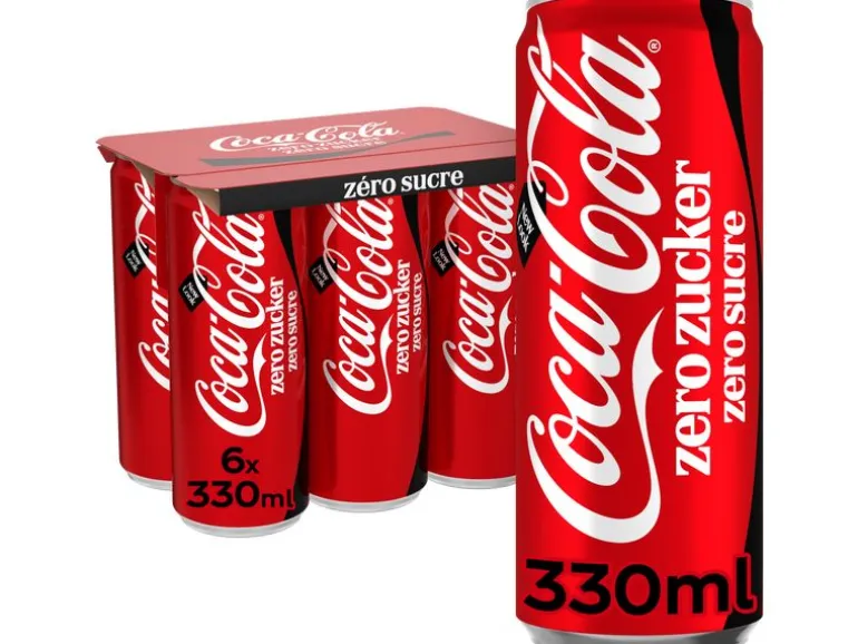Coca Cola Soft-Drinks Zero 6 x 0.33 l