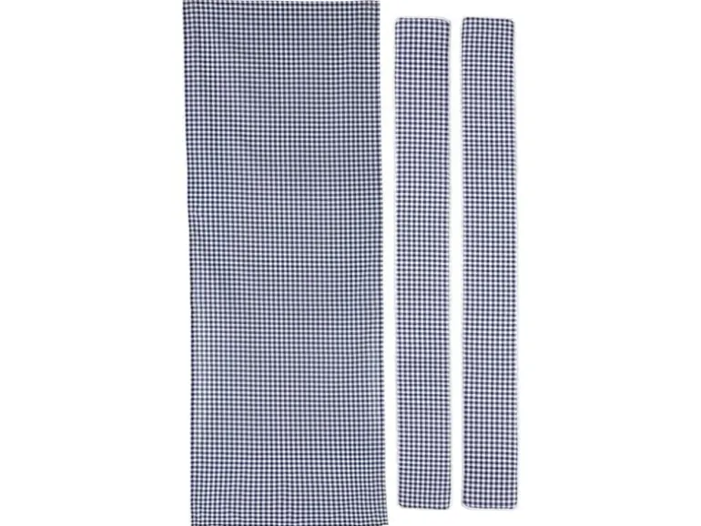 COCON Auflagen zu Festbankgarnitur Blau/Weiss