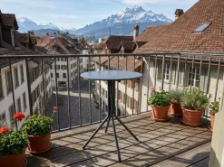 COCON Bistrotisch Conny , Ø 57 cm, Anthrazit