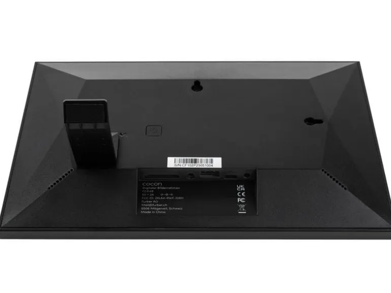 COCON Digitaler Bilderrahmen Momento 10.1", Schwarz
