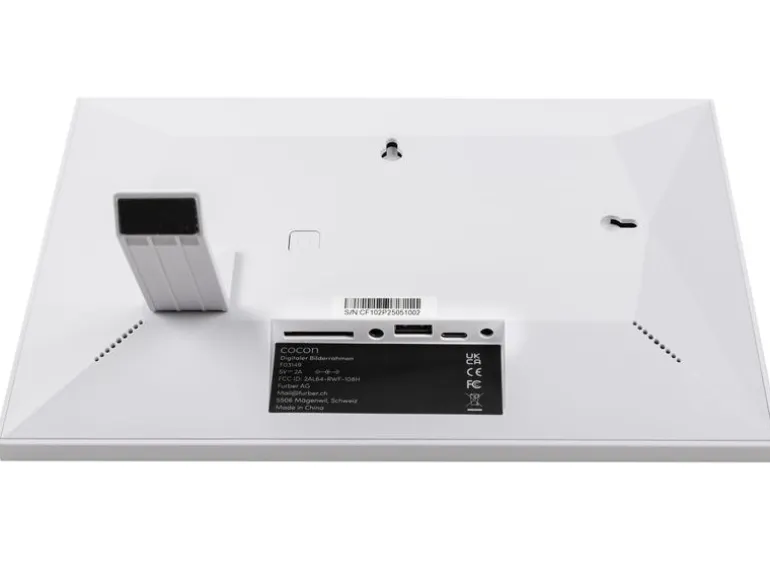 COCON Digitaler Bilderrahmen Momento 10.1", Weiss