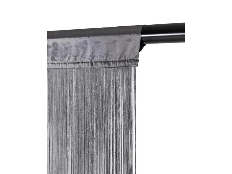 COCON Fadenvorhang 90 cm x 200 cm, Grau