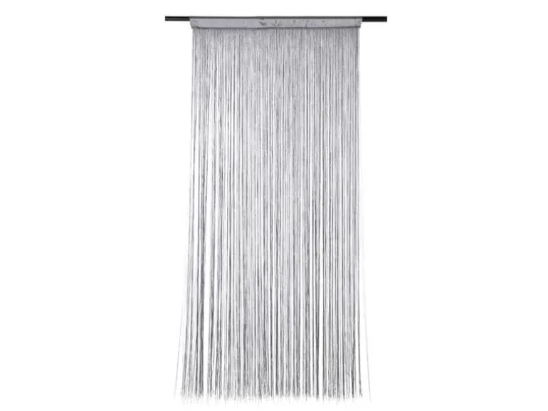 COCON Fadenvorhang 90 cm x 200 cm, Grau