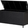 COCON Gartenbox Victoria, 133 x 63 x 45 cm, Schwarz