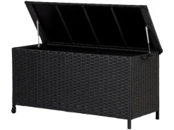 COCON Gartenbox Victoria, 133 x 63 x 45 cm, Schwarz