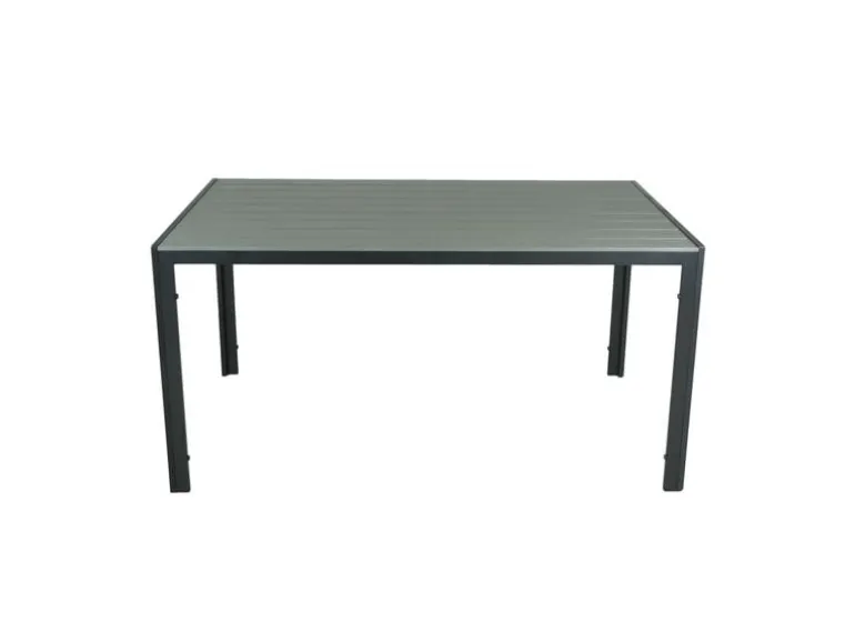 COCON Gartenmöbel‑Set Mila, 5‑teilig, Schwarz/Grau