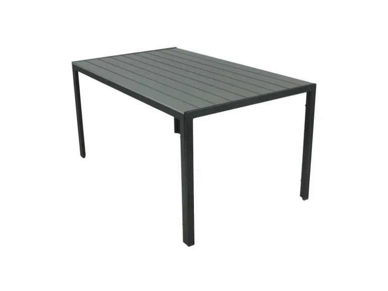 COCON Gartenmöbel‑Set Mila, 5‑teilig, Schwarz/Grau