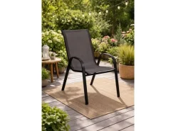 COCON Gartenstuhl Frida Schwarz, 2er-Set