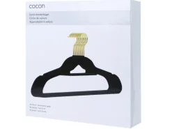 COCON Kleiderbügel 30 Stück, Schwarz