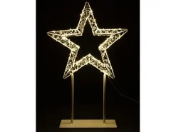 COCON LED-Stern 3D, Metall, klein