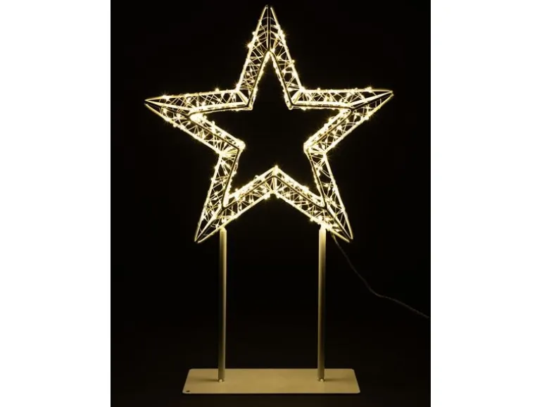 COCON LED-Stern 3D, Metall, klein