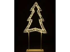 COCON LED-Tannenbaum 3D, Metall, klein