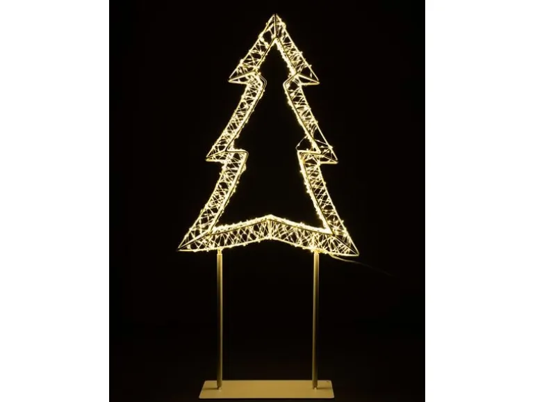 COCON LED-Tannenbaum 3D, Metall, klein