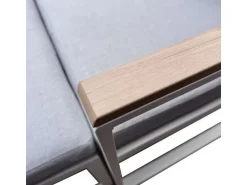 COCON Loungeset Melide, Beige/Grau/Weiss, 3 Sitzplätze
