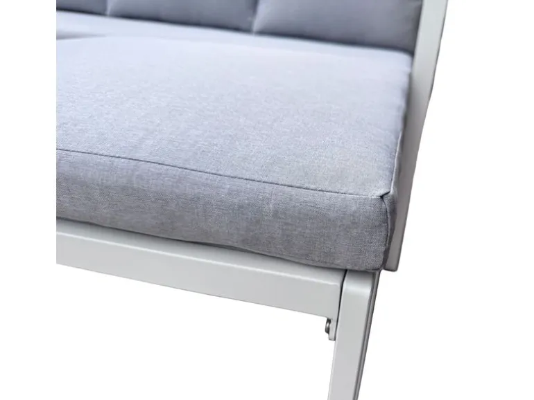 COCON Loungeset Melide, Beige/Grau/Weiss, 3 Sitzplätze