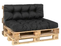 COCON Palettenkissen-Set, Schwarz