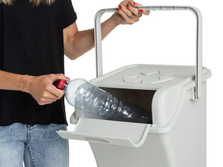 COCON Recyclingbehälter Sorto Mehrfarbig, 3 Stück, 45 L