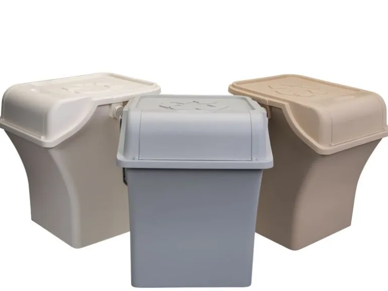 COCON Recyclingbehälter Sorto Mehrfarbig, 3 Stück, 45 L