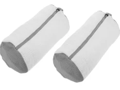 COCON Schuhwaschbeutel, 2er Set, Weiss/Grau