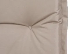 COCON Stuhlauflage Niederlehner Outdoor 97 x 50 x 5 cm, Beige