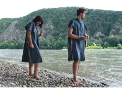 cocoon Strandtuch Beach Towel/Poncho Ultralight, Grau