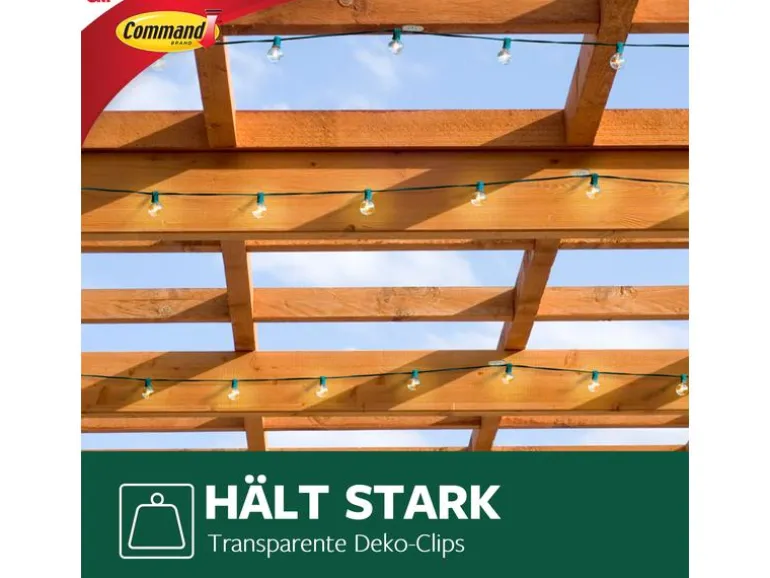 Command Haken Command Outdoor Transparent, 8 Haken