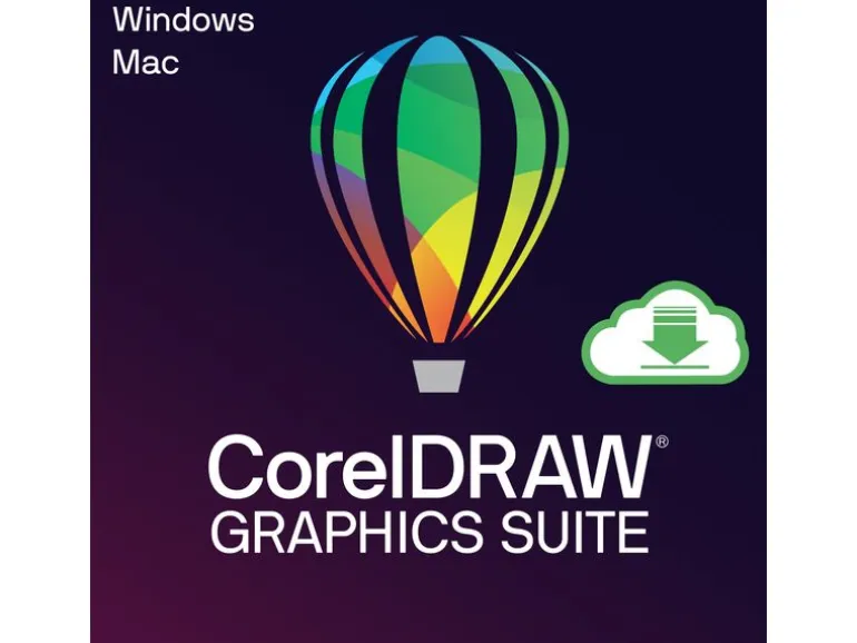 Corel CorelDraw Graphics Suite 2026 ESD, EDU, Voll., Win/Mac, ML