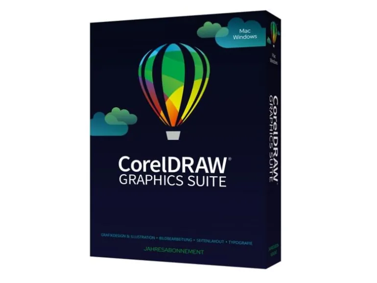 Corel CorelDraw Graphics Suite Agnostic Box, ABO,1yr, Win/Mac, ML