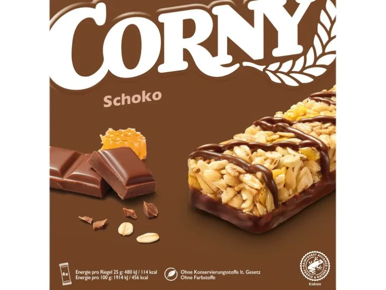 Corny Riegel Schoko 6 x 25 g