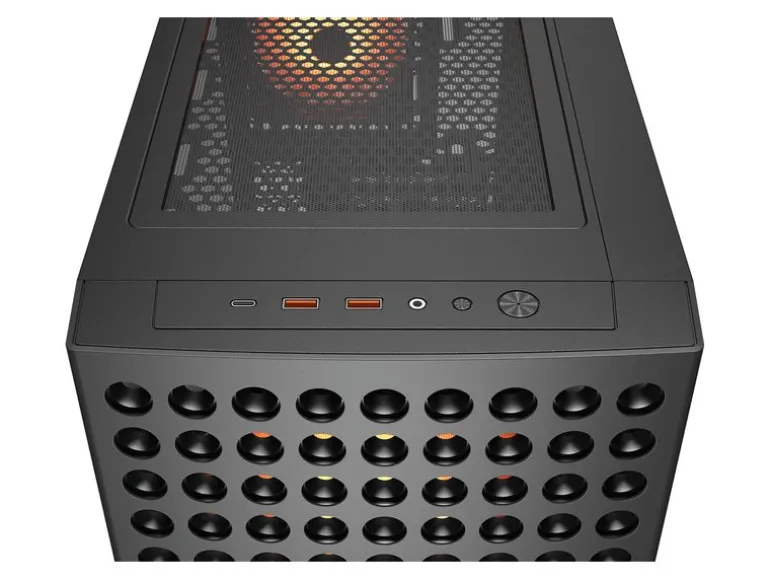 Cougar Airface Eco ARGB Midi-Tower, Schwarz, mit ARGB-Lüftern