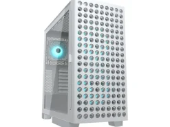Cougar Airface Eco ARGB Midi-Tower, Weiss, mit Sichtfenster, RGB