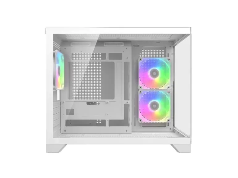 Cougar FV150 Mini-Tower Weiss Gehärtetes Glas RGB Gaming