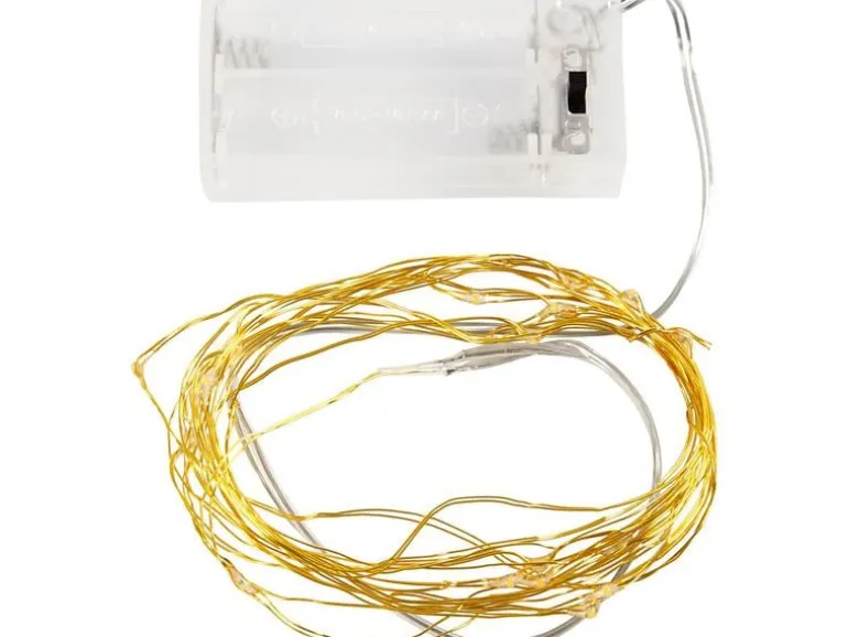 Creativ Company Lichterkette LED Mini 315 cm, Gold