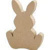 Creativ Company Osterobjekt 18 x 2.5 cm Hase, Braun, 1 Stück