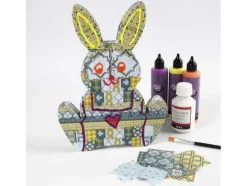 Creativ Company Osterobjekt 18 x 2.5 cm Hase, Braun, 1 Stück