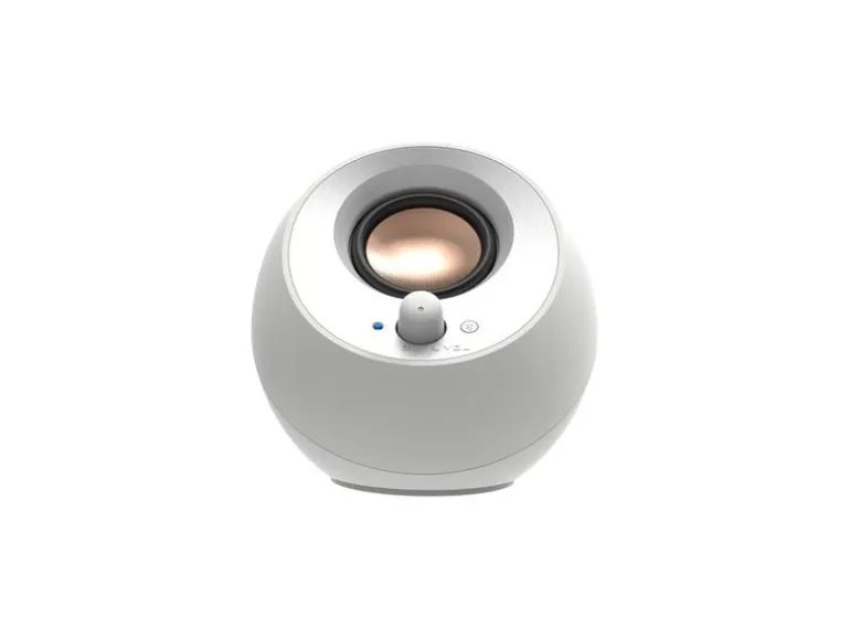 CREATIVE PC-Lautsprecher Pebble V3 weiss