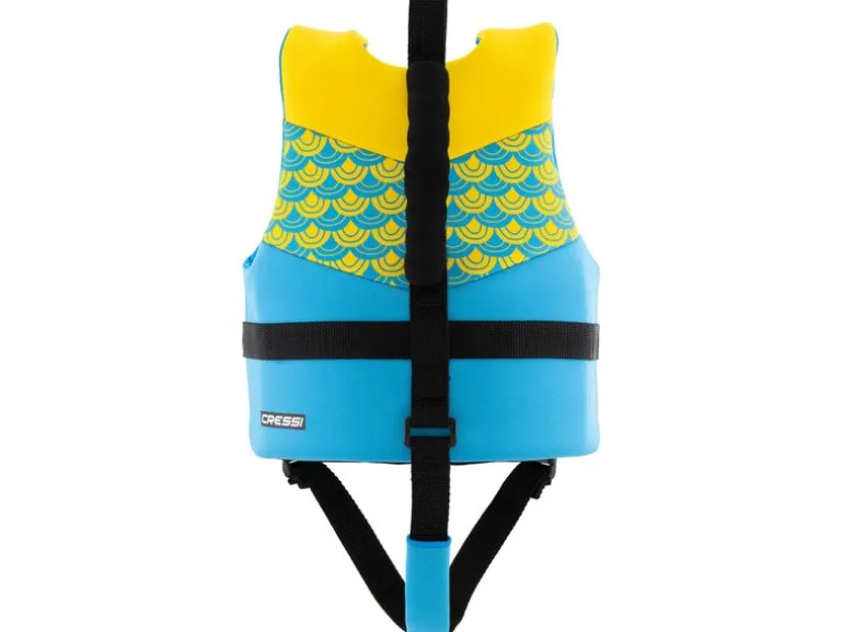 CRESSI Schwimmweste Froggy, azurblau/gelb, 3-6 Jahre