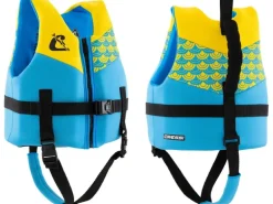 CRESSI Schwimmweste Froggy, azurblau/gelb, 3-6 Jahre