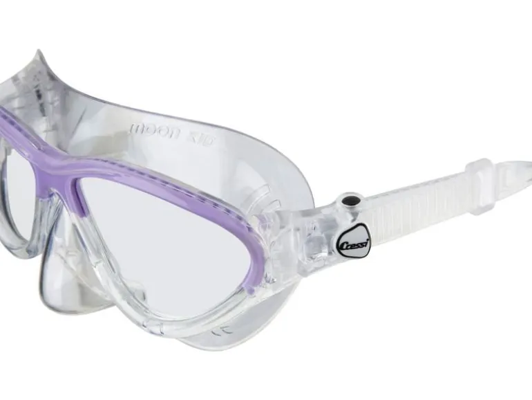 CRESSI Tauchmaske Moon Kinder Klar/Lila