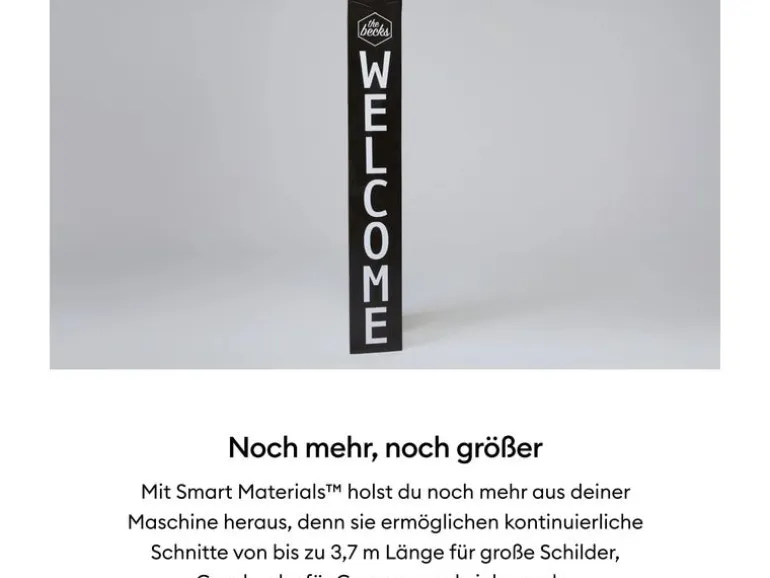 Cricut Vinylfolie Joy Permanent 13.9 x 121.9 cm, Schwarz