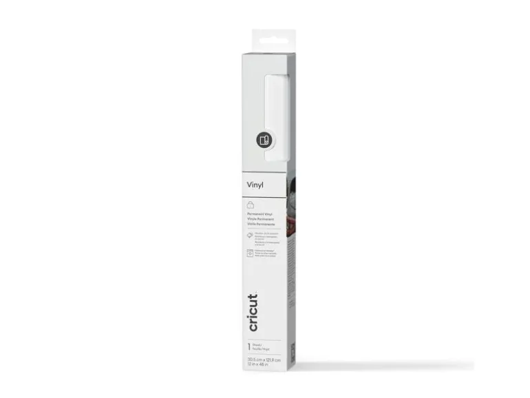 Cricut Vinylfolie Permanent 30.5 x 122 cm, 1 Stück, Weiss
