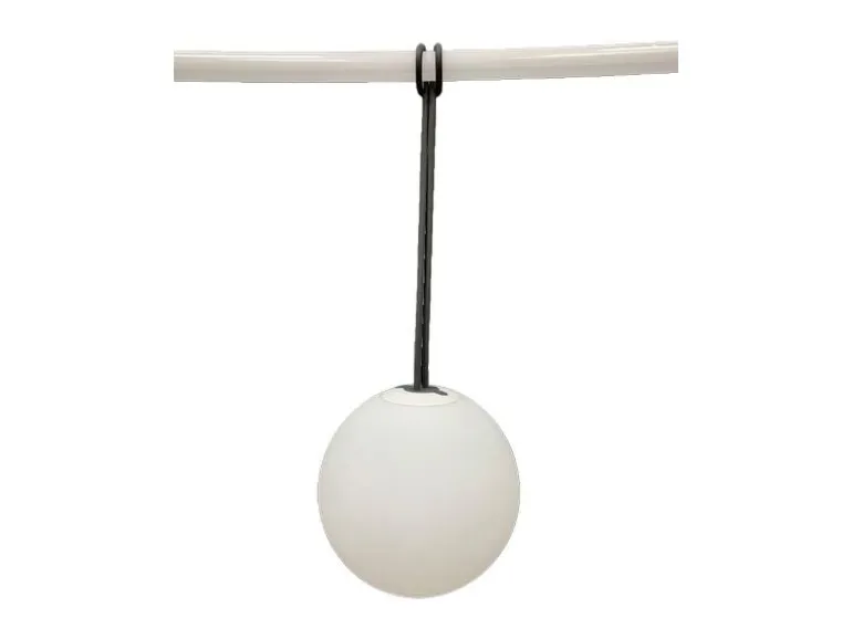 Dameco LED Hängelampe Outdoor weiss D20 cm, 3000 Kelvin, 80 lm, 4W