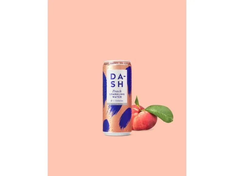 Dash Water Soft-Drinks Sparkling Peach 12 x 0.33 l