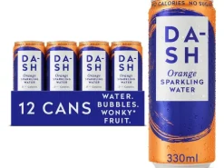 Dash Water Soft-Drinks Sparkling Orange 12 x 0.33 l