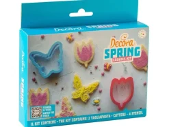 Decora Guetzli-Ausstecher It's Spring 4-teilig