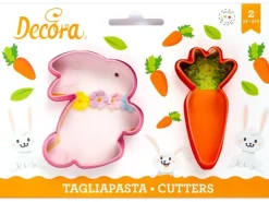 Decora Guetzli-Ausstecher 2 Stück, Hase und Karotte