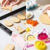 Decora Guetzli-Ausstecher 2 Stück, Osterei und Hase