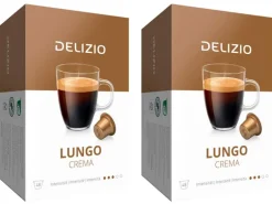 Delizio Kaffeekapseln Lungo Crema 2 x 48 Stück